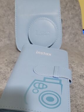 Instax Pastel Blue Camera Case Duo